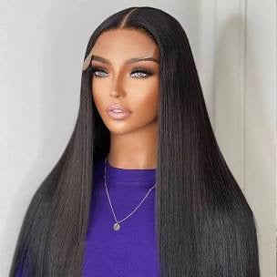 28 inch 5x5 closure wig